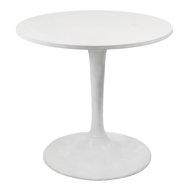 TABLE ROND BLANC M
