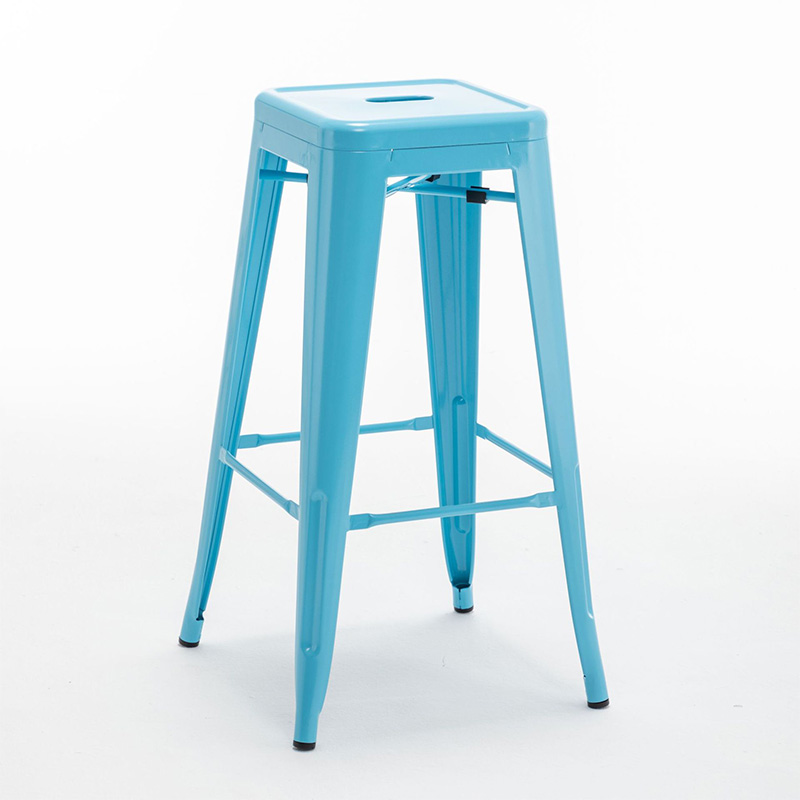 TABOURET METAL SKY BLUE