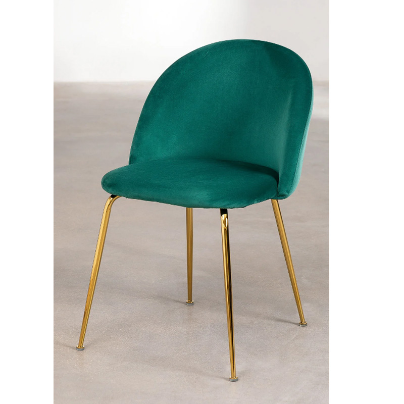 Chaises Velours Kana Vert