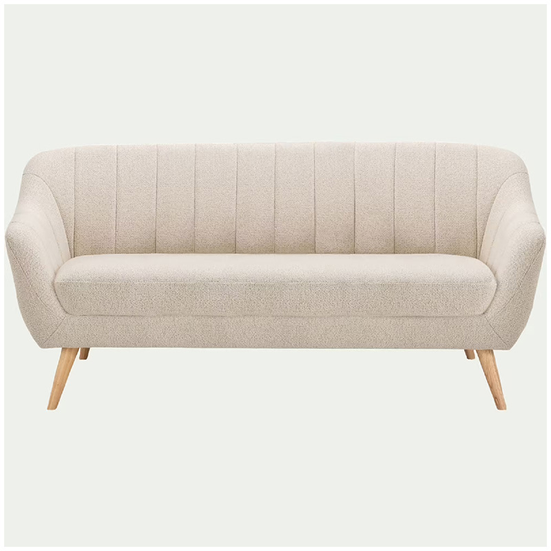 CANAPÉ SHELL 3 PLACES BEIGE