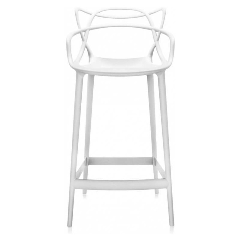 TABOURET KART BLANC